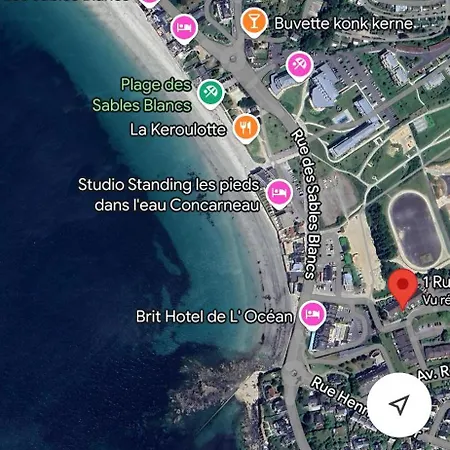 Perle Des Sables Blancs, Entier A 100m De La Avec Parking Prive * Concarneau